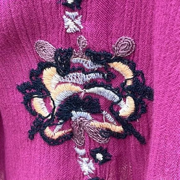 Free People embroidered boho dress S-M - Picture 6 of 9